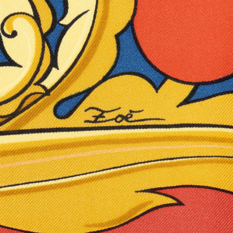 Hermès, scarf, "Animaux Solaires".