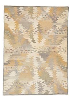 192. Barbro Nilsson, A CARPET, "Tånga, ljus", flat weave, ca 297,5 x 216 cm, signed AB MMF BN.