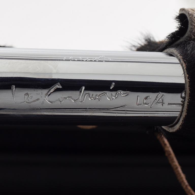 Charlotte Perriand, & Le Corbusier, lounge chair, "LC4".