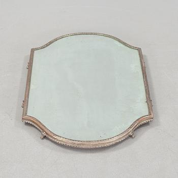 An 800 silver table mirror from Austria, first half of the 20th century.