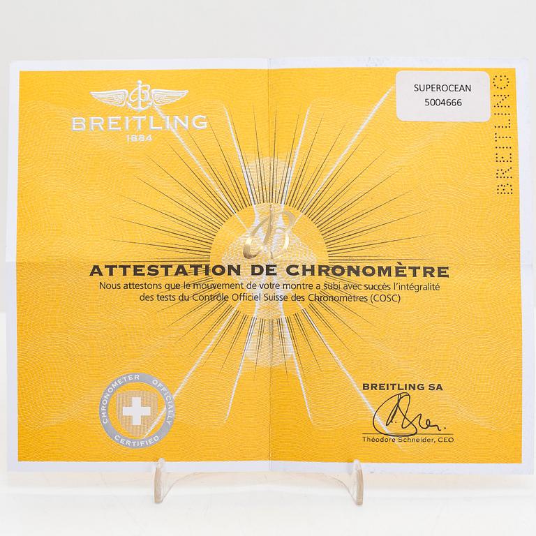 Breitling, Superocean Heritage II, rannekello, 42 mm.