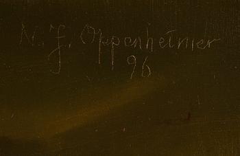 JOHNNY OPPENHEIMER, olja på duk, sign o dat -96.