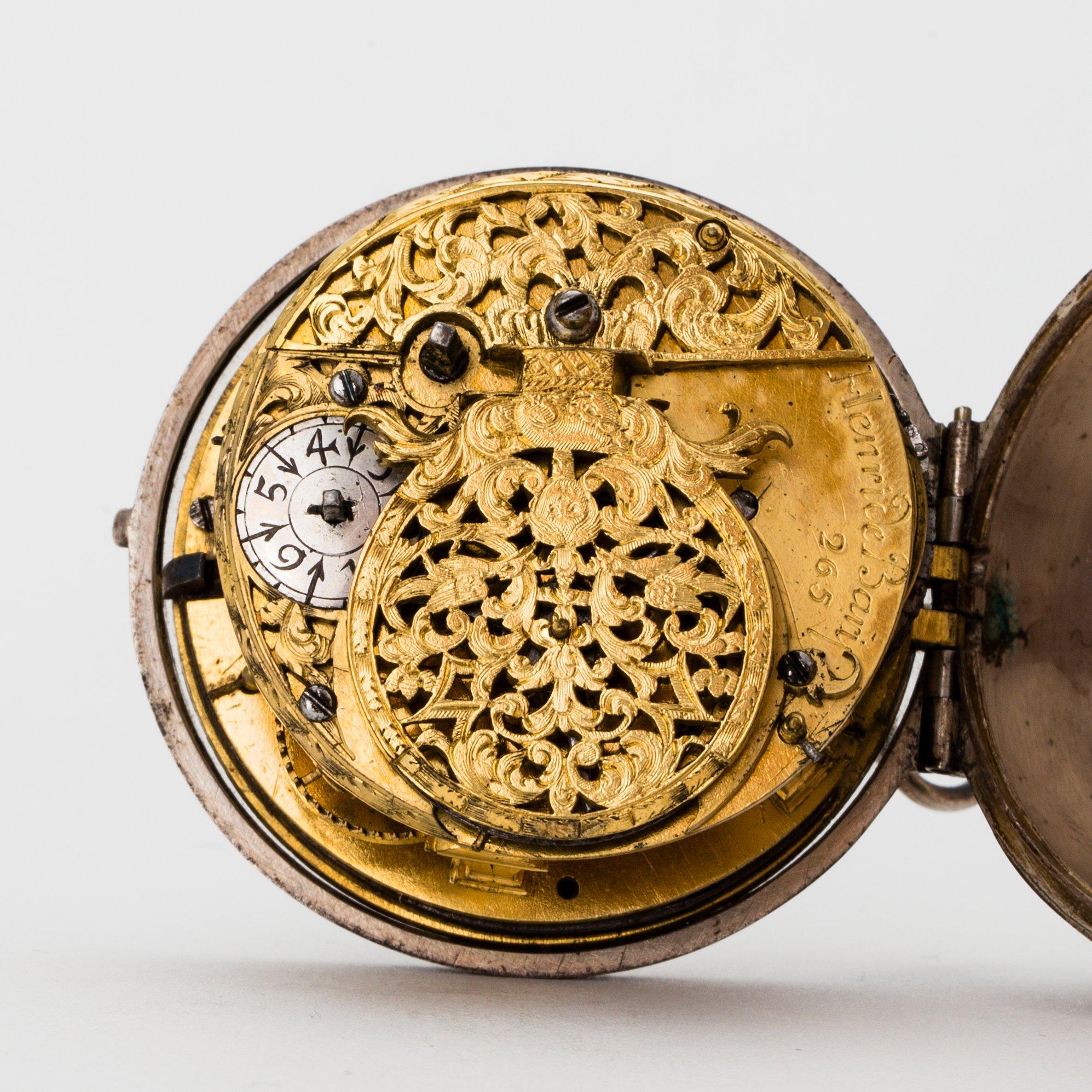 Henri de Bary, fickur, silver, sannolikt sent 1600-tal.