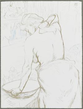 MAPP med färglitografier, 11 st, "Elles", efter Henri Toulouse-Lautrec, numrerad upplaga 1229/1250, London, 1969.
