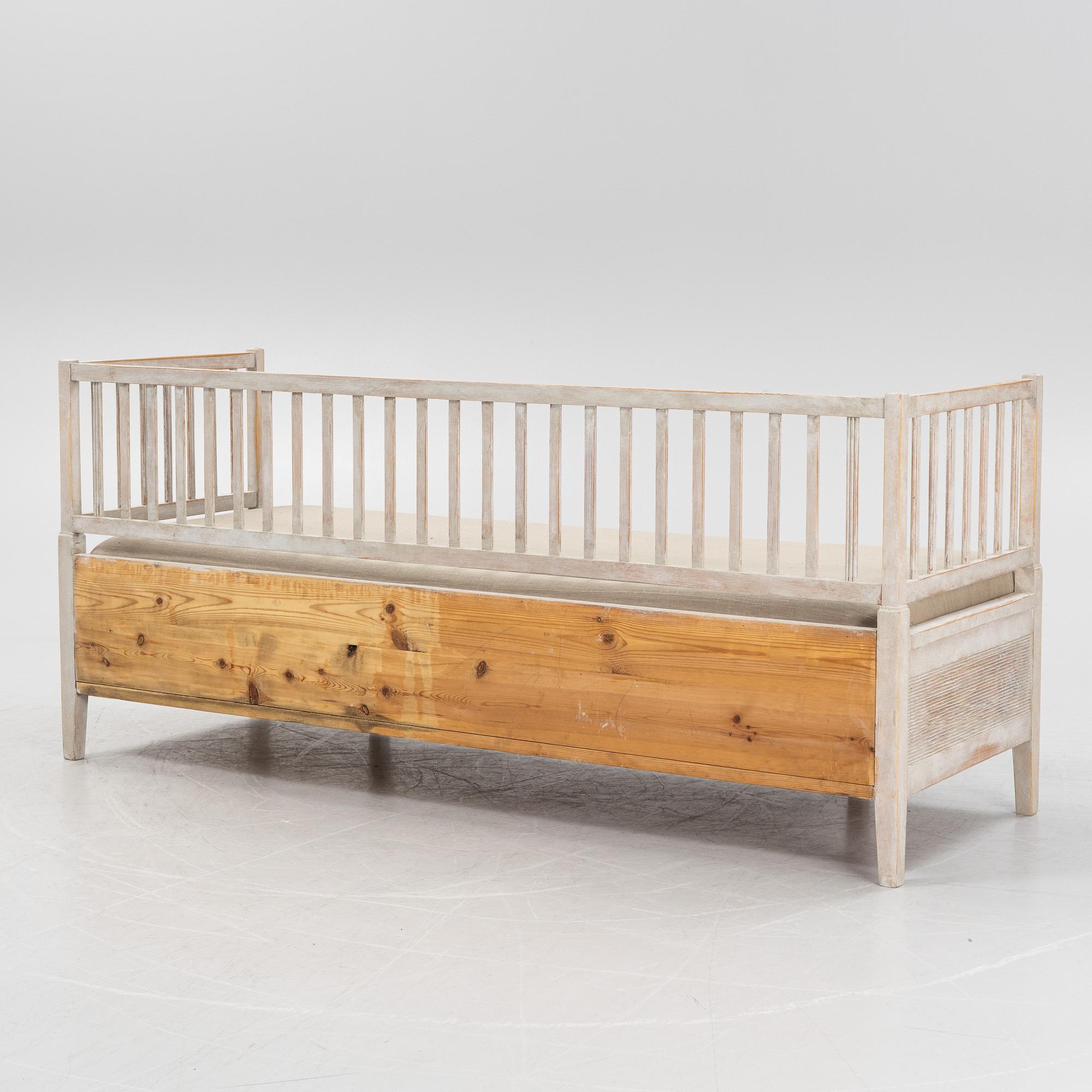 A Gustavian style sofa, first half of the 20th Century.