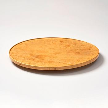 Alvar Aalto, bricka, "Lazy Susan", modell "B91", O.Y. Huonekalu-ja Rakennustyötehdas A.B., Finland 1940-50-tal.