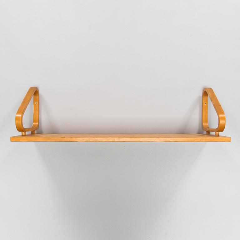 Alvar Aalto, shelf, model 112, O.Y. Huonekalu- ja Rakennustyötehdas A.B, 1930s-40s.