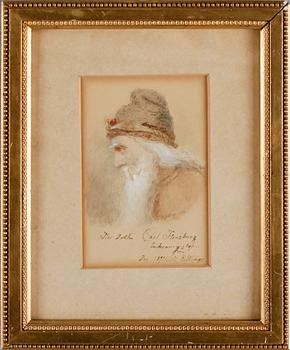 MÅRTEN ESKIL WINGE, akvarell, signerad och daterad 1892.