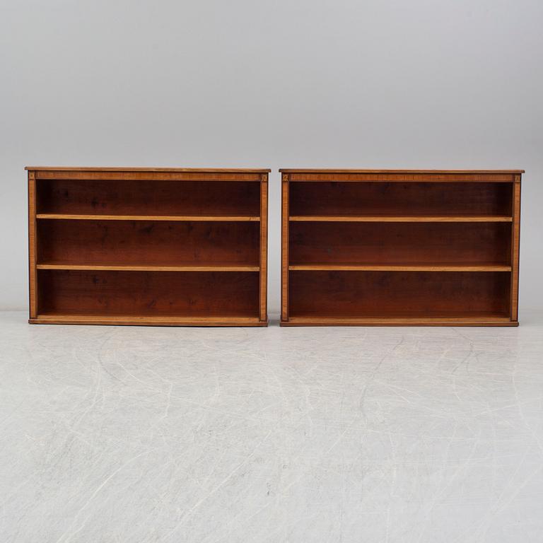 A pair of bookshelves, 1920s / 30s.