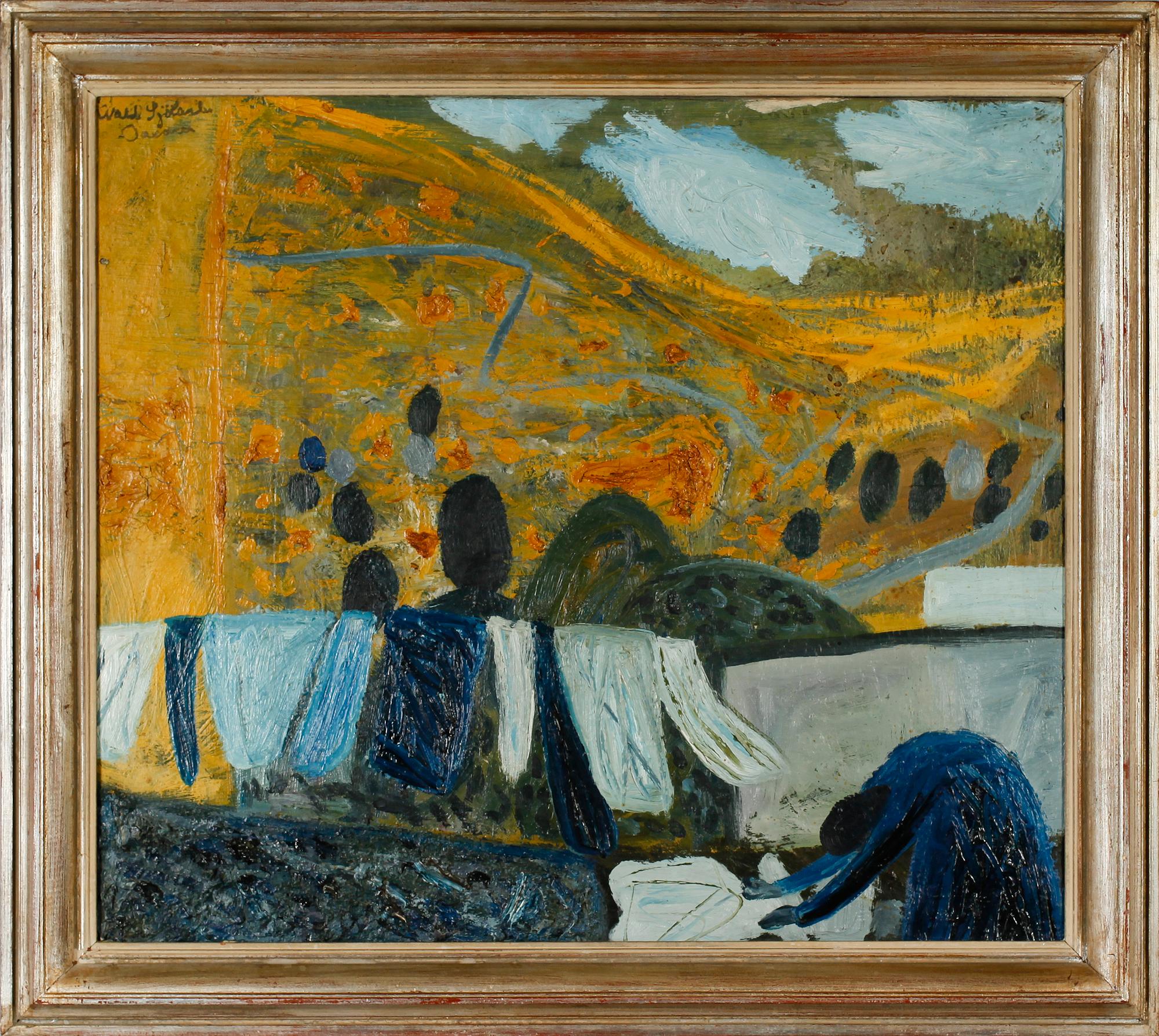 WALDEMAR SJÖLANDER, olja på duk, signerad.