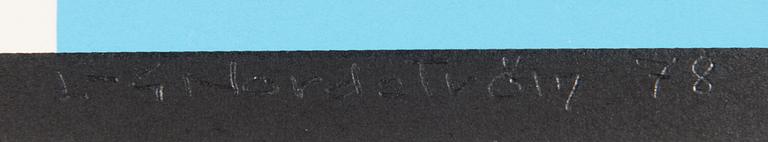 Portfolio of prints, fourteen Finnish poets and artists, Eurographica Helsinki 1978.