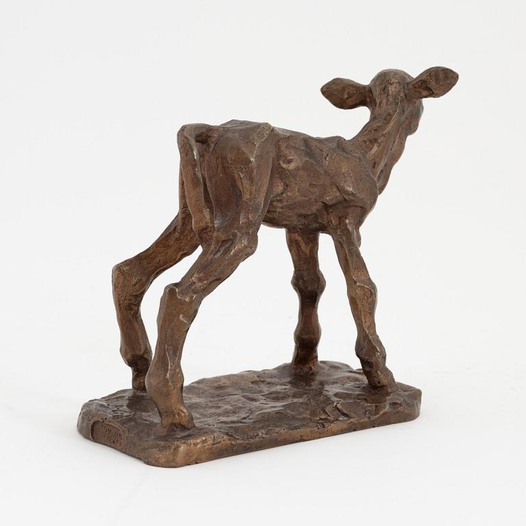 Greta von Braun-Gisenfeld, skulptur, brons, signerad, gjutarstämpel.