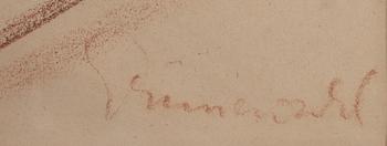 Isaac Grünewald, Reclining model.