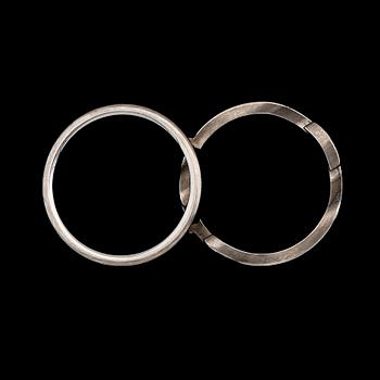 RING, 18k vitguld, "Fusion", Nina Koppel, Georg Jensen. Total vikt ca 11,6 g.