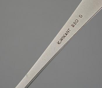 PARTI SILVER, 16 delar, mestadels Sverige, 1900-tal, vikt exklusive ljusstake 551 gram.