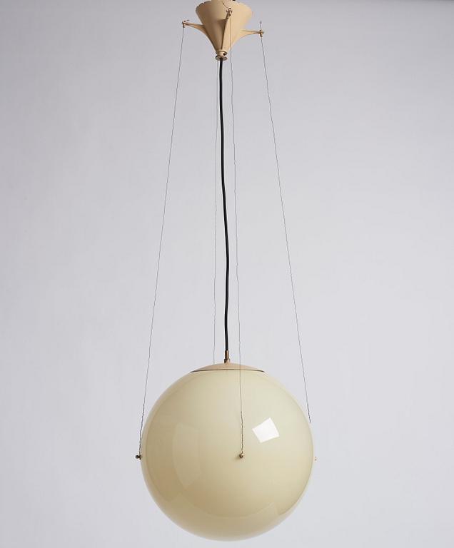 Gunnar Asplund, attributed to, a ceiling lamp, reportedly with provenance architect John Elisasson (an Asplund assistant), 1930s.