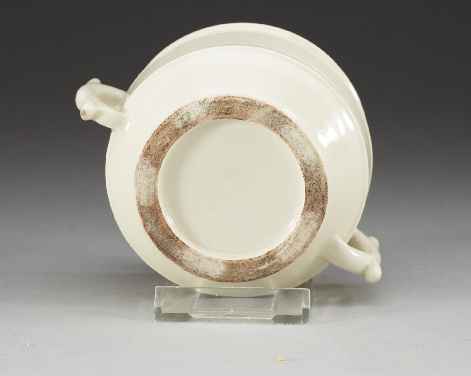 A blanc de chine censer, Qing dynasty.