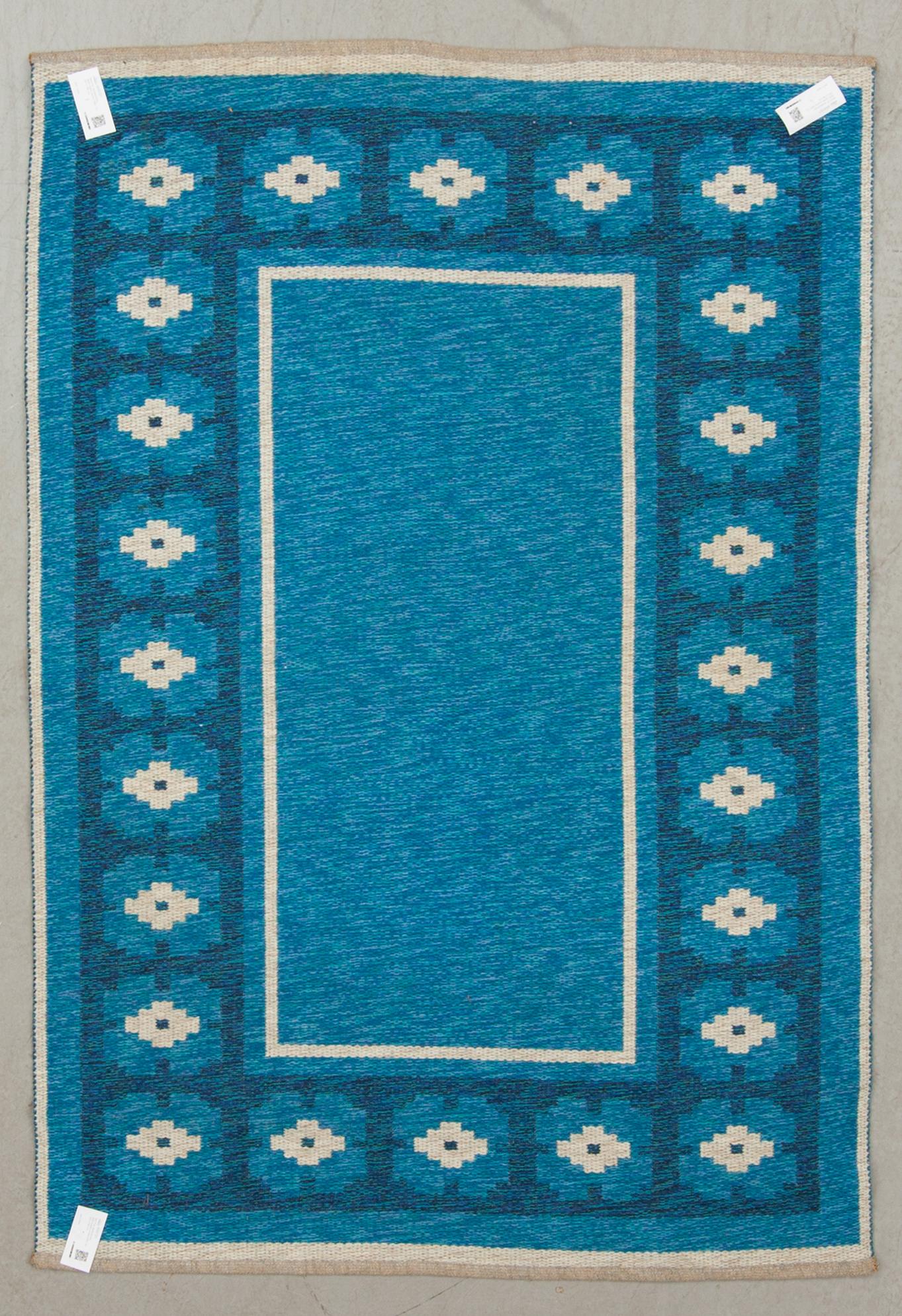 MATTA, dubbelsidig, 1900-talets andra hälft. Ca 201 x 136 cm.