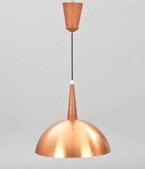 TAKLAMPA, koppar. 1950/60-tal.