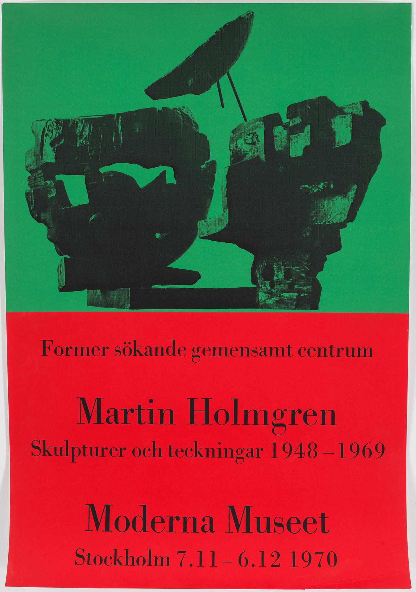 UTSTÄLLNINGSAFFISCHER, 7 st, 1960/70-tal.