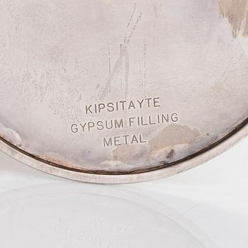 Tapio Wirkkala, ljusstakar, 3 st, silver, "Trumpetti", Kultakeskus, Tavastehus 1990-2001.