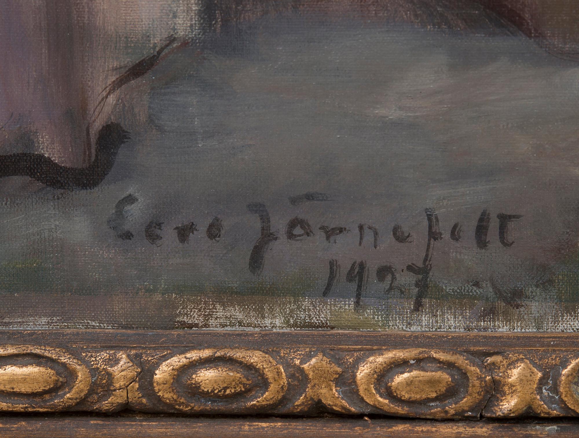 Eero Järnefelt, CLIFFS ON THE SHORE OF KAIVOPUISTO.