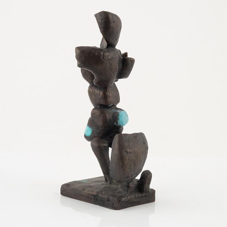 Bror Marklund, sculpture, bronze, signed BM, height 26.5 cm.