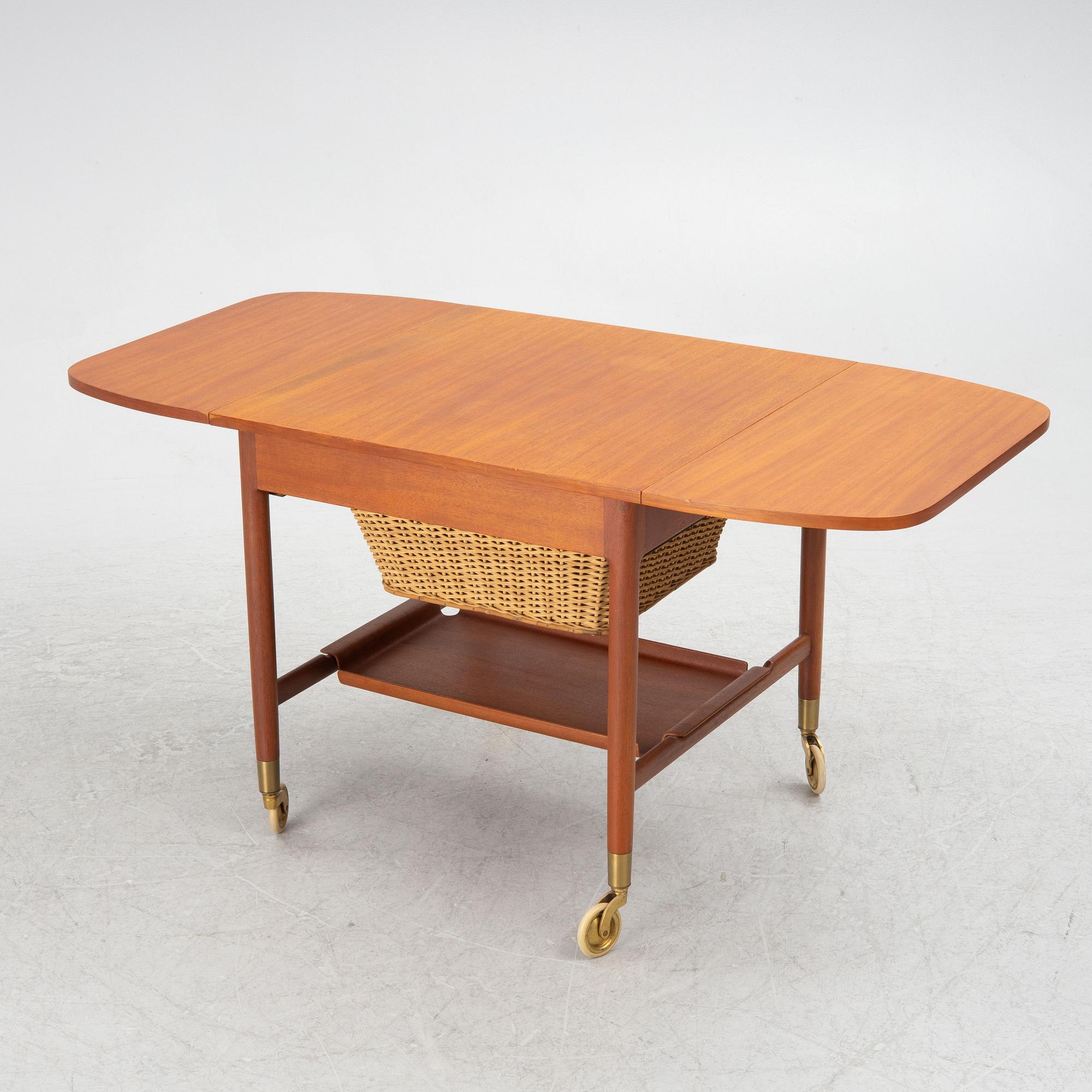 Bertil Fridhagen, sewing table, Bodafors, 1960s.