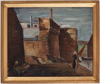 PATRIK REUTERSWÄRD, oil on panel, signed.