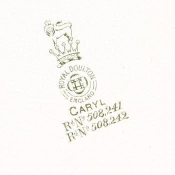 POTTA, flintgods, Royal Doulton. Tidigt 1900-tal.