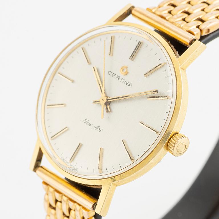 Certina, New Art, armbandsur, 33 mm.