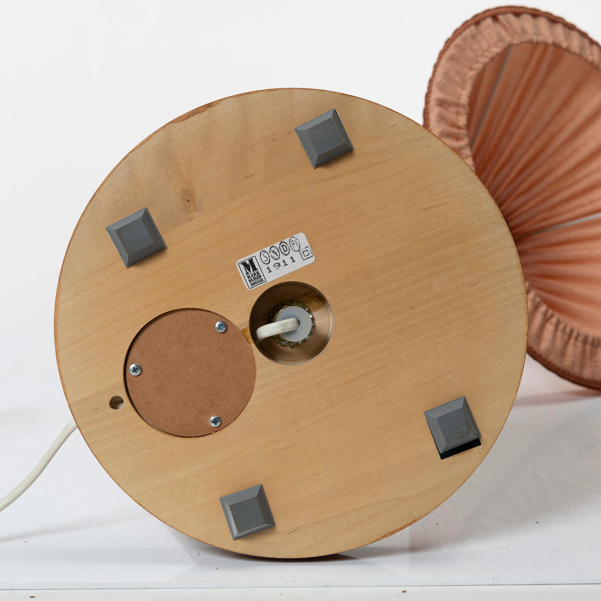 Bordslampa, Markslöjd, 1900-talets andra hälft.