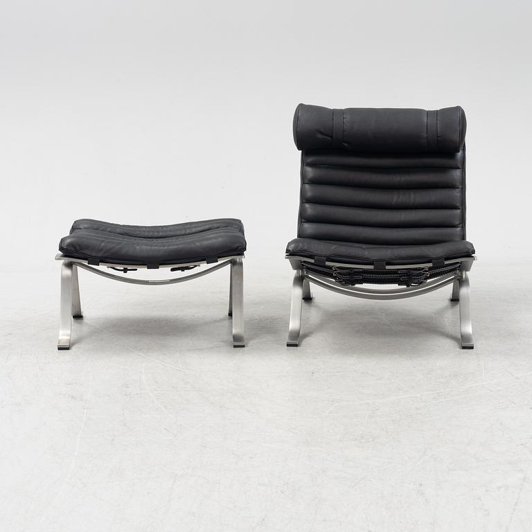 Arne Norell, fåtölj och fotpall, "Ari", Norell Möbel AB,