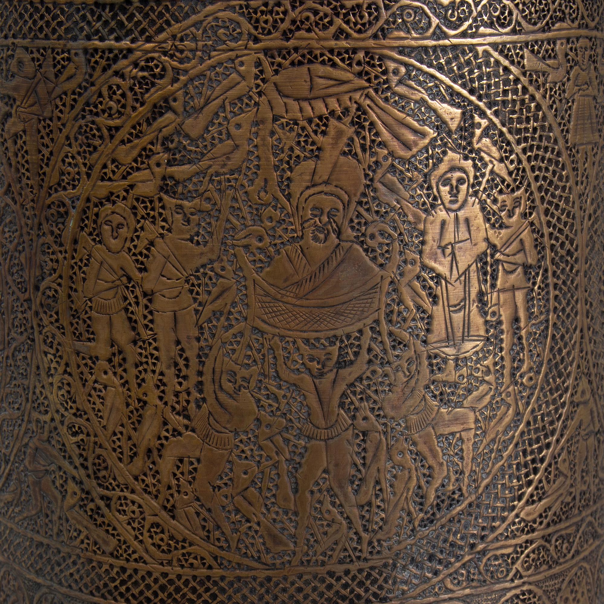 A UMBRELLA STAND FROM AROUND THE YEAR 1900.
