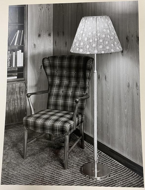 Bertil Brisborg, a floor lamp, model "32160", Nordiska kompaniet 1940s.
