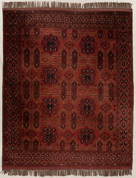 Matta Afghan semiantik ca 193x154 cm.