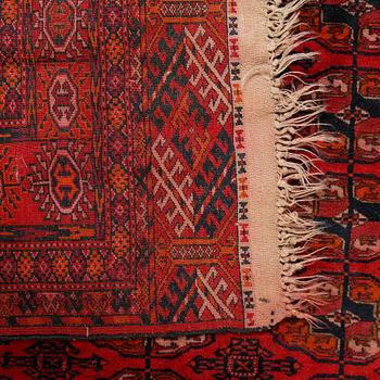 CARPET, Turkmen, Bocchara, semiantik, 185x130 cm.
