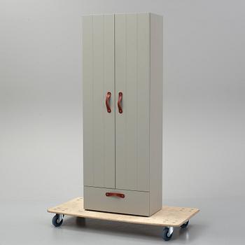 A painted 'Koffert' cabinet by Jonas Bohlin for Klong, ca 2000.