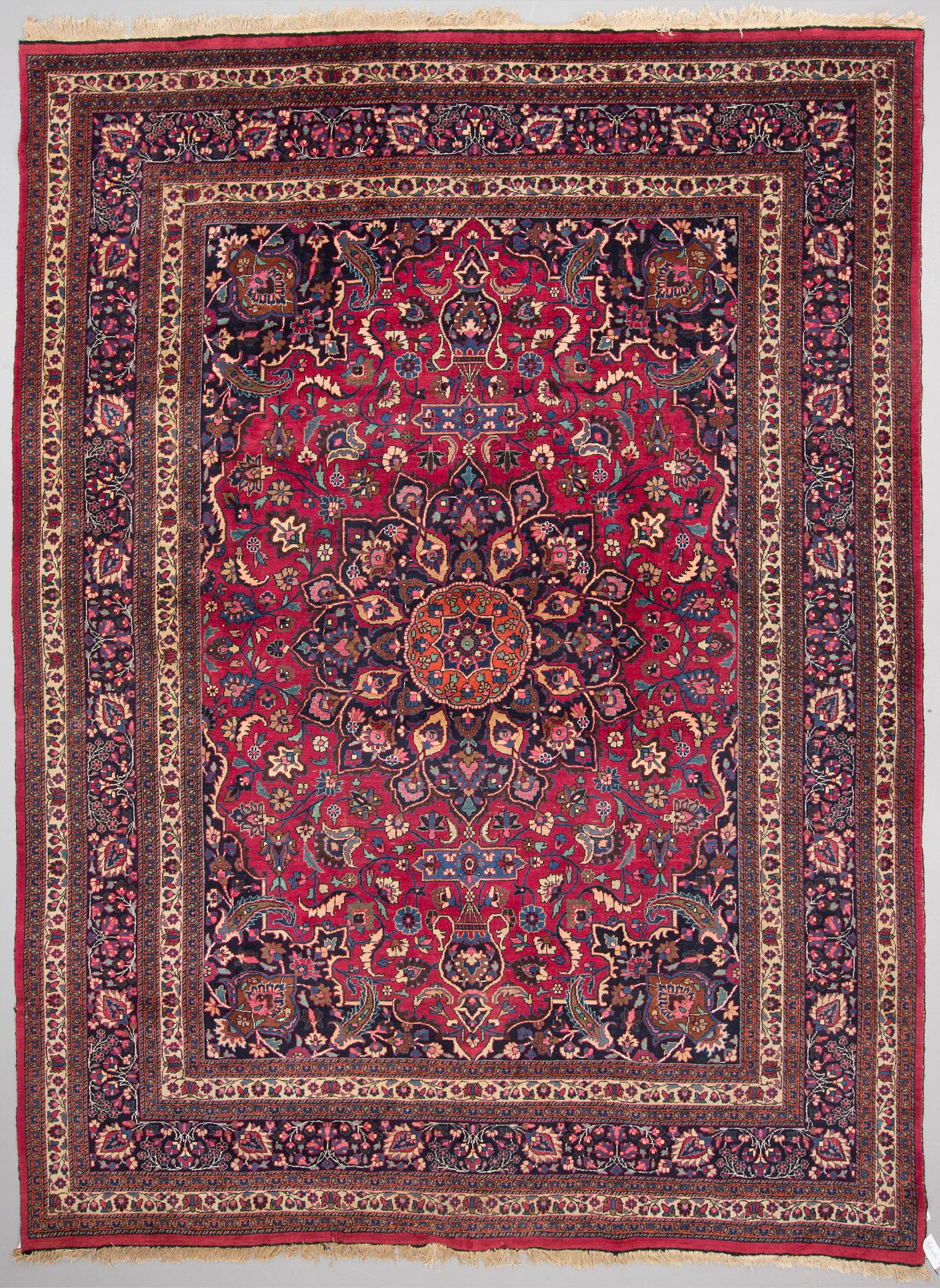A CARPET FROM MASHAD, AROUND 417 x 307 cm.
