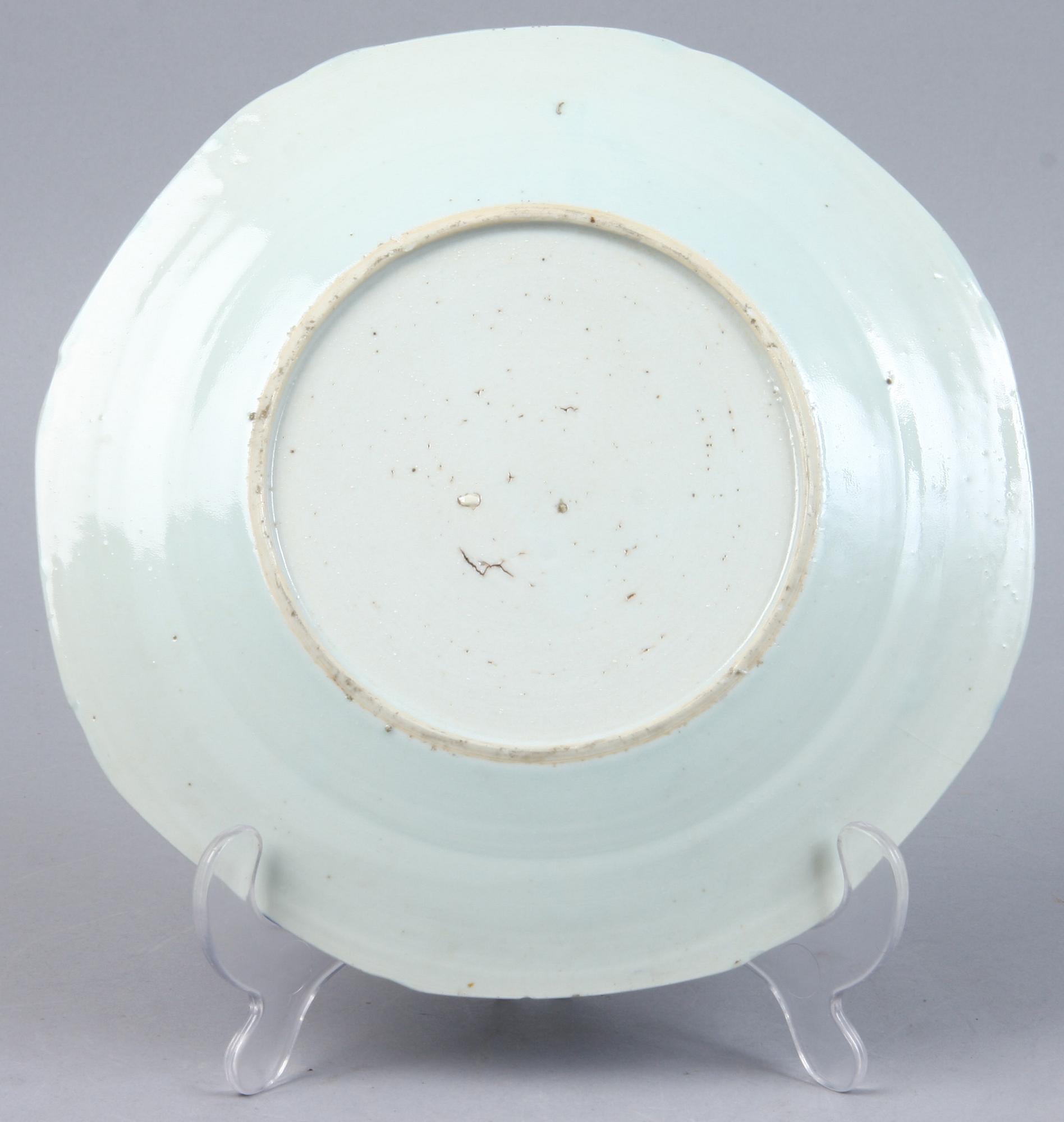 TALLRIKAR, 7 st, porslin, Kina, 1700/1800-tal.