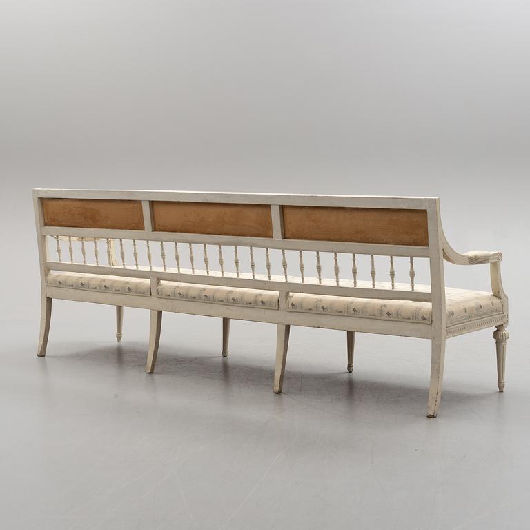 An end of the 18th century Gustavian sofa.