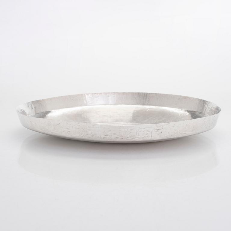 Tapio Wirkkala, skålfat, silver, Kultakeskus, Tavastehus 1964.