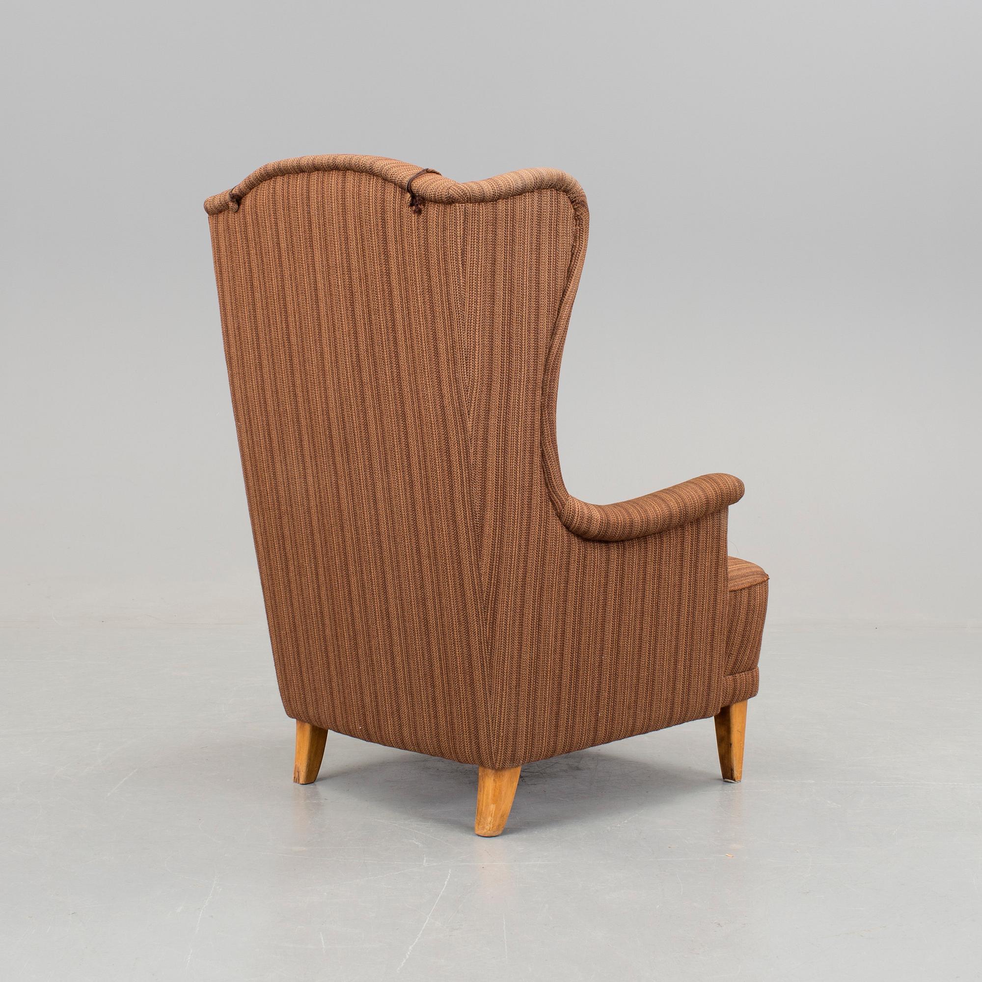 CARL MALMSTEN, fåtölj, "Åldermannen", 1900-talets andra hälft.