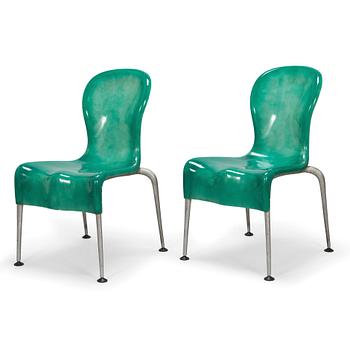 Steven Holl, a pair of 'Kiasma chairs'. Design year 1996-98.