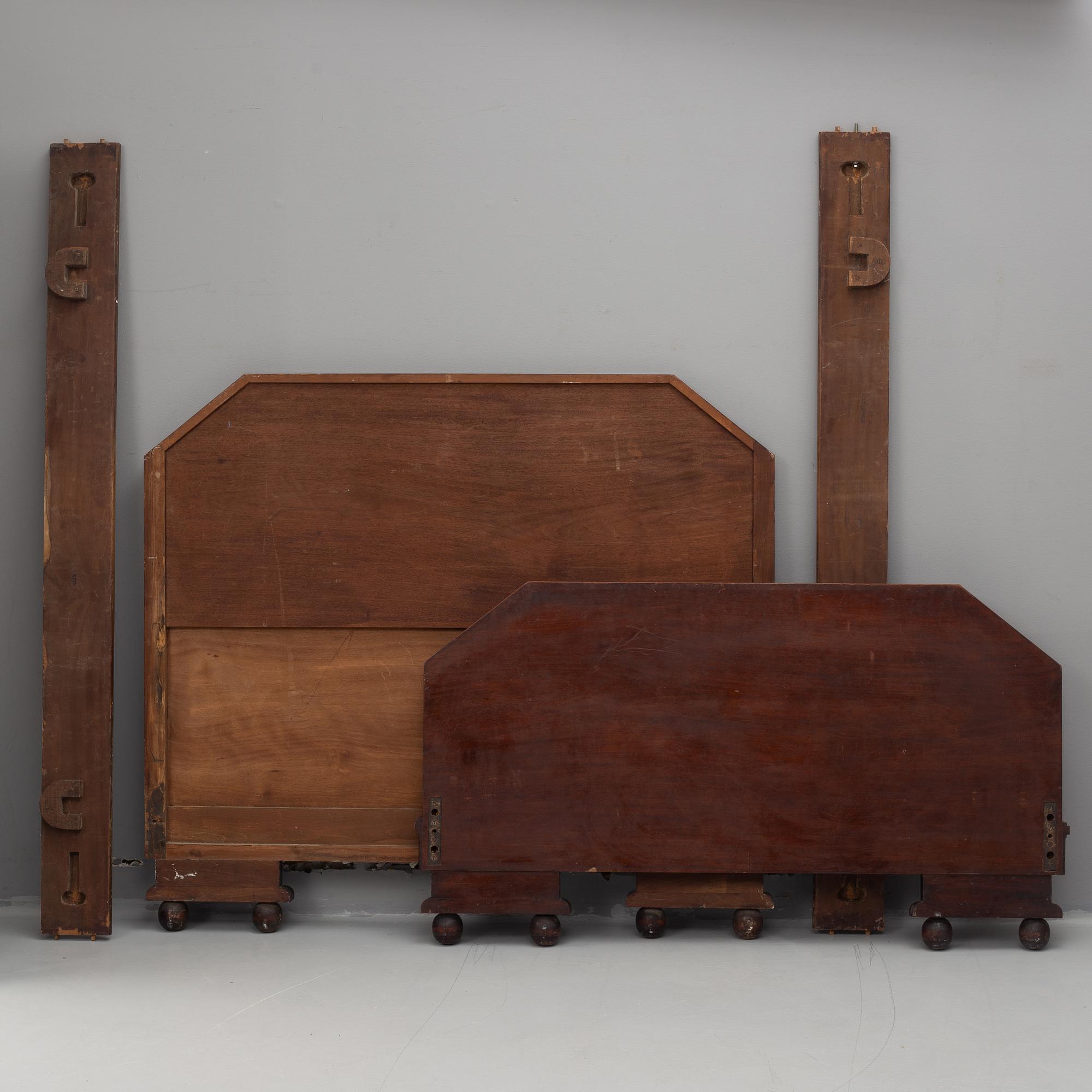 Bed, first half of the 20th century.