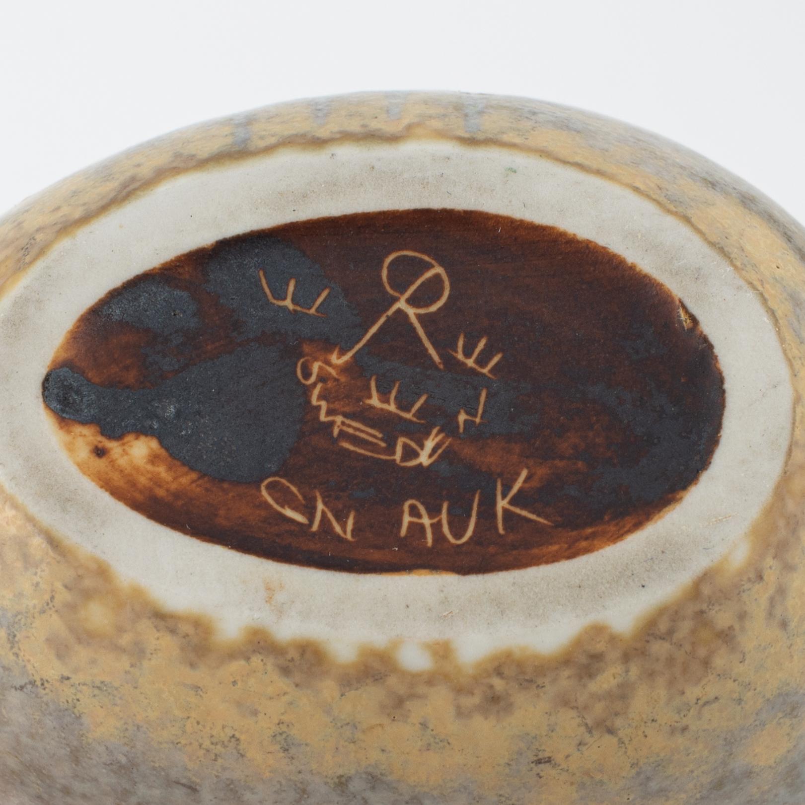 Gunnar Nylund, vas samt skål, stengods, Rörstrand.