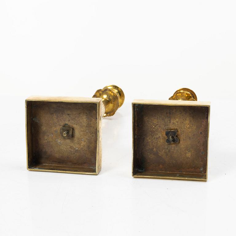 Candelabras, a pair, Empire style, first half of the 20th century.
