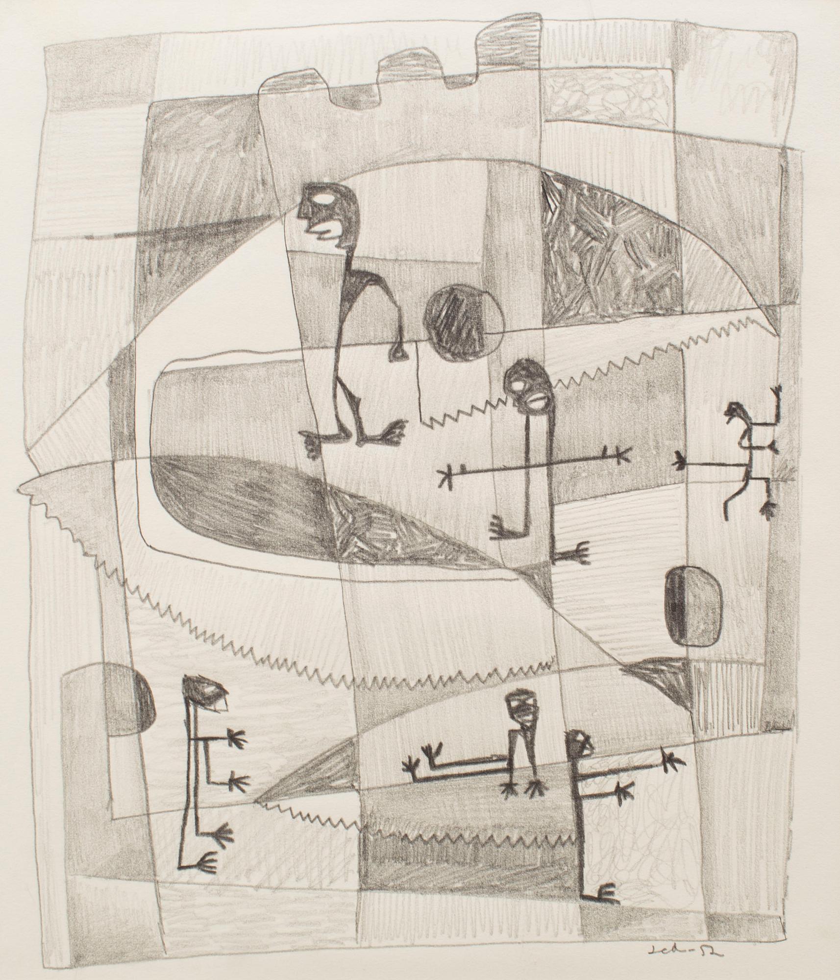 LARS ENGLUND, Pencil, signed and dated -52.