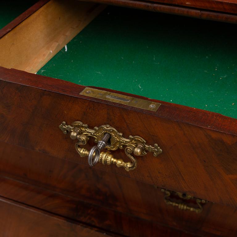 A 19th century mahogany bookcase.