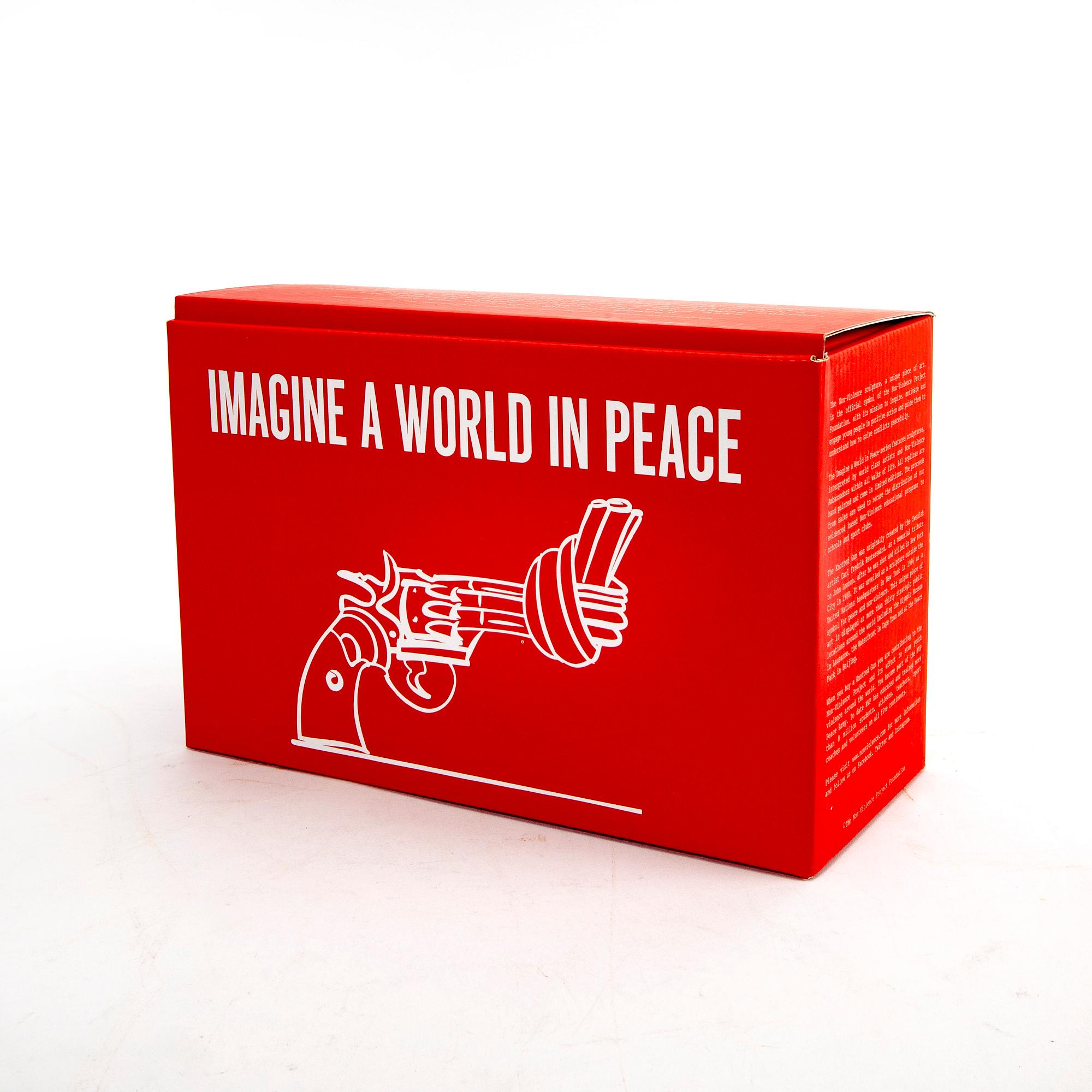 Carl-Fredrik Reuterswärd/ The Non-Violence Project Foundation, sculpture numbered and dated 190/499 2017.